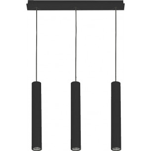 Eye III black tube pendant lamp on A rail Nowodvorski