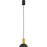 Lampa wisząca modernistyczna Hermanos 15,5cm czarny/mosiądz Nowodvorski