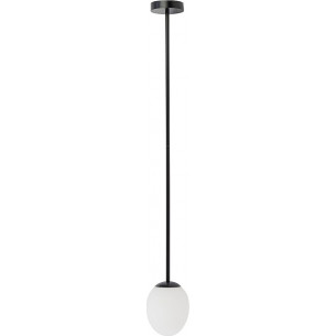 Ice Egg white&amp;black glass ceiling lamp bathroom sphere Nowodvorski