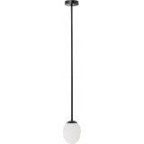 Lampa sufitowa szklana kula łazienkowa Ice Egg biały/czarny Nowodvorski