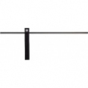 Impulse LED 61cm black minimalistic bathroom wall lamp Nowodvorski