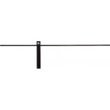 Impulse LED 91cm black minimalistic bathroom wall lamp Nowodvorski