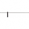 Impulse LED 120cm black minimalistic bathroom wall lamp Nowodvorski