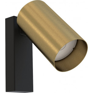 Mono brass wall lamp with switch Nowodvorski