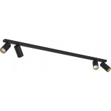 Mono IV black&amp;gold ceiling spotlight Nowodvorski