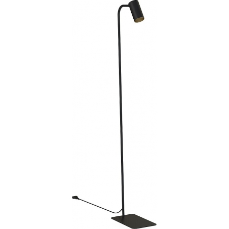 Stylowa Lampa podłogowa minimalistyczna Mono czarny/złoty Nowodvorski do salonu i sypialni