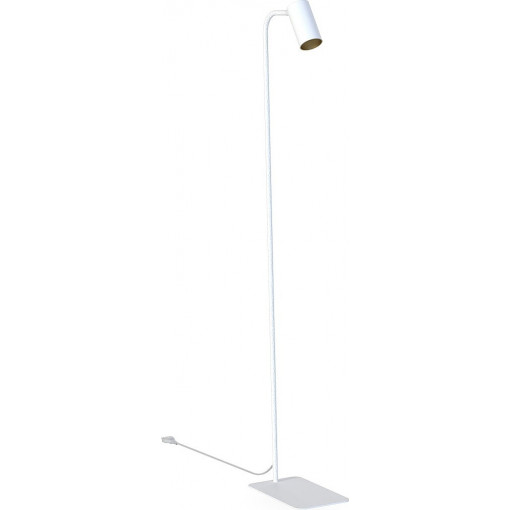 Mono white&amp;gold minimalist floor lamp Nowodvorski