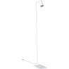Stylowa Lampa podłogowa minimalistyczna Mono biały/złoty Nowodvorski do salonu i sypialni