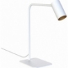 Mono white&amp;gold minimalist desk lamp Nowodvorski