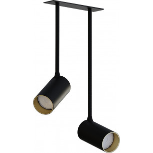 Mono Long II black&amp;gold recessed lamp Nowodvorski