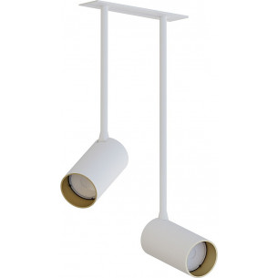 Mono Long II white&amp;gold recessed lamp Nowodvorski