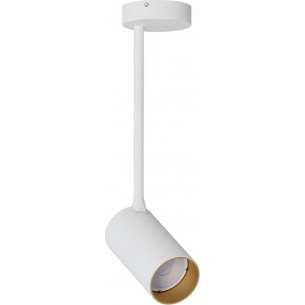 Mono 31cm white&amp;gold adjustable ceiling lamp Nowodvorski