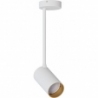 Mono 31cm white&amp;gold adjustable ceiling lamp Nowodvorski