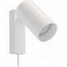 Mono white wall lamp with switch and cable Nowodvorski