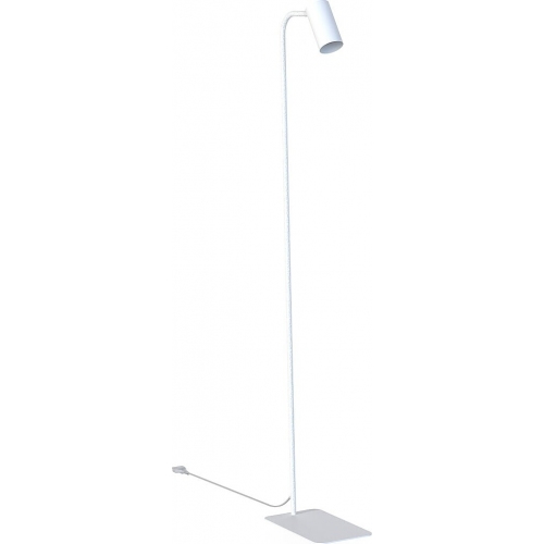 Stylowa Lampa podłogowa minimalistyczna Mono biała Nowodvorski do salonu i sypialni