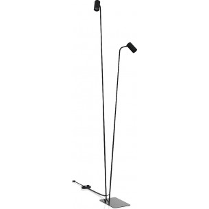 Mono black double floor lamp Nowodvorski