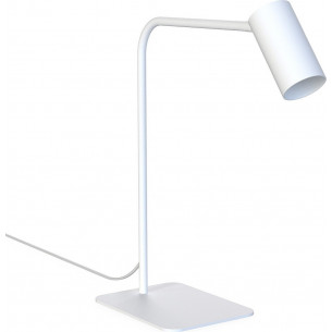 Mono white minimalist desk lamp Nowodvorski