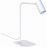 Lampy na biurko. Lampa biurkowa minimalistyczna Mono biała Nowodvorski