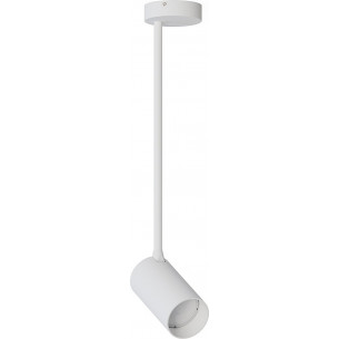 Mono 41cm white adjustable semi flush ceiling lamp Nowodvorski