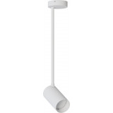 Mono 41cm white adjustable semi flush ceiling lamp Nowodvorski