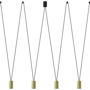 More Eye IV brass tubes pendant lamp Nowodvorski