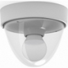 Nook 18cm white&amp;clear outdoor ceiling lamp Nowodvorski