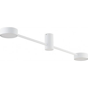 Orbit II white double ceiling lamp Nowodvorski