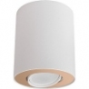 Set 10.5cm white&amp;gold surface-mounted spotlight lamp Nowodvorski