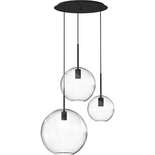 Lampa wisząca szklane kule Sphere III 50cmcm przeźroczysta Nowodvorski