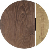 Sun LED 50cm round plywood wall lamp Nowodvorski