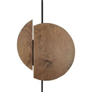 Sunset III 51cm plywood decorative wall lamp Nowodvorski