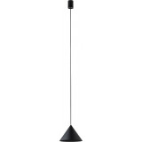 Zenith 20.5 cm black cone pendant lamp Nowodvorski