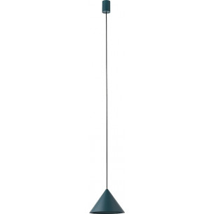 Zenith 20.5 cm green cone pendant lamp Nowodvorski