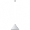 Zenith 35cm white cone pendant lamp Nowodvorski