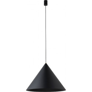 Zenith 50cm black cone pendant lamp Nowodvorski