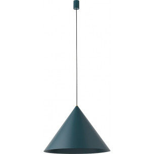 Zenith 50cm green cone pendant lamp Nowodvorski