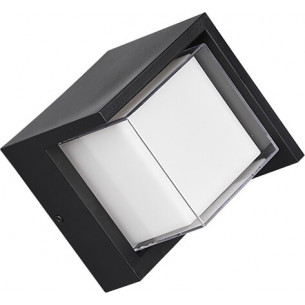 Puno Square LED black&amp;white outdoor wall lamp Reality