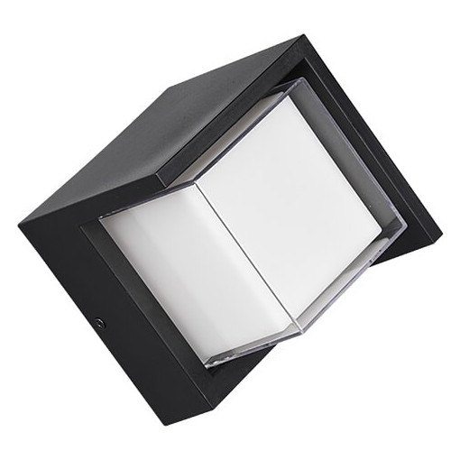 Puno Square LED black&amp;white outdoor wall lamp Reality