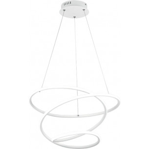 Lampa wisząca nowoczesna Bologna LED 50cm biały mat Reality