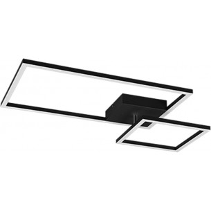 Plafon nowoczesny Padella LED 63cm 4000K czarny mat Reality