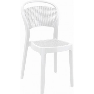 Bee white polypropylene chair Siesta