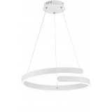 Lampa wisząca nowoczesna Parma LED 50cm biała Reality