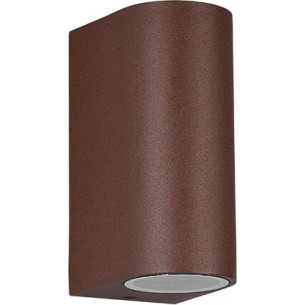 Roya Round copper outdoor up-down wall lamp Trio