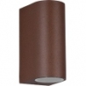 Roya Round copper outdoor up-down wall lamp Trio