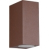 Roya Square copper outdoor up-down wall lamp Trio