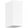 Roya Square white outdoor up-down wall lamp Trio