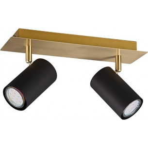 Marley II black&amp;gold glamour ceiling spotlight Trio