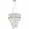 Gladius 51cm transparent&amp;silver glamour crystal pendant lamp ZumaLine