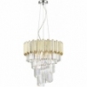 Gladius 51cm transparent&amp;gold glamour crystal pendant lamp ZumaLine