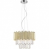 Gladius 41cm transparent&amp;gold glamour crystal pendant lamp ZumaLine